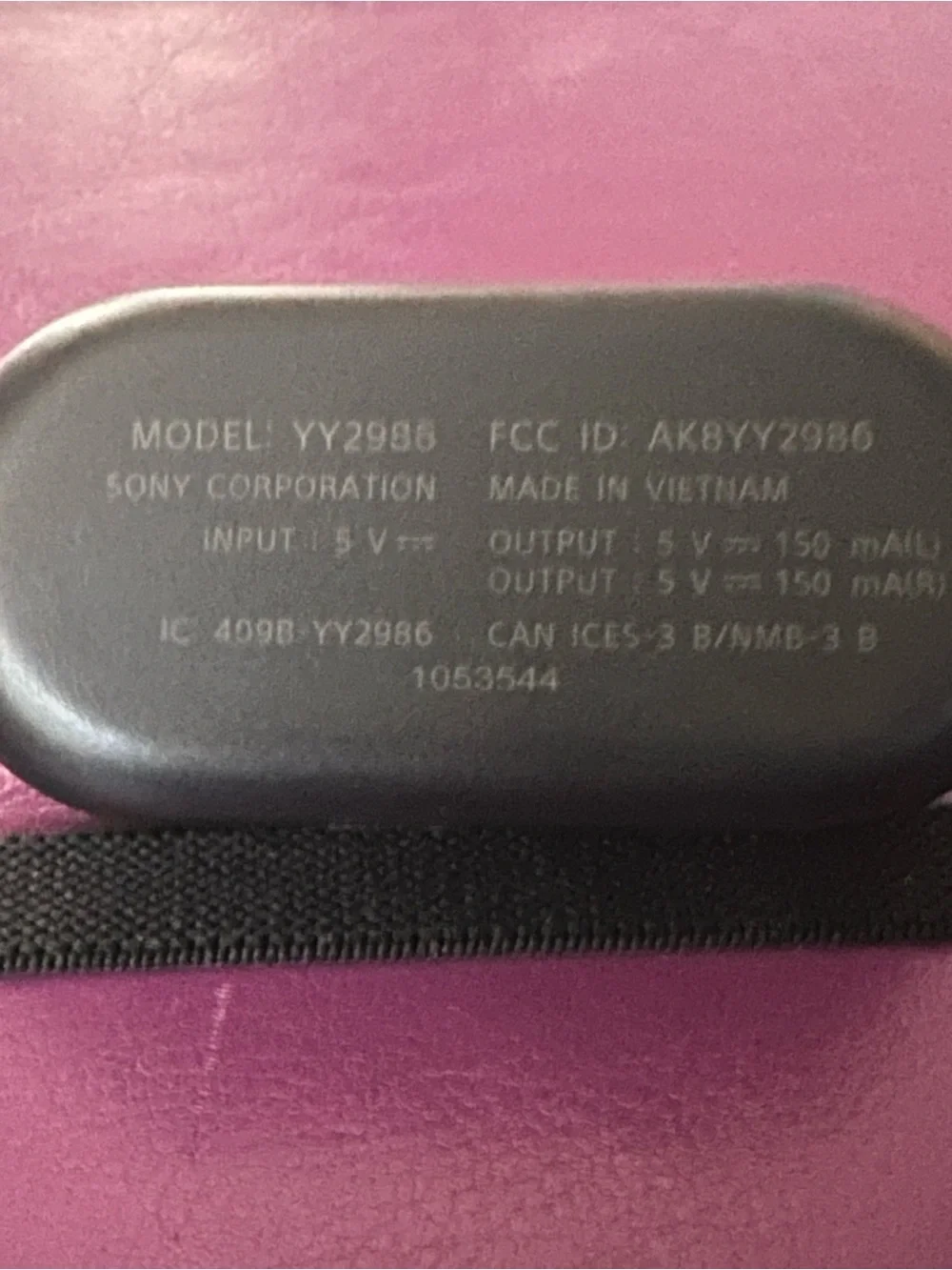 Sony True Wireless Earbuds in Black with Charging Case